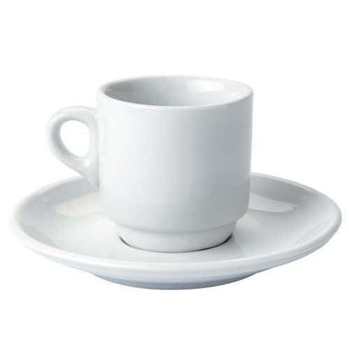 Šálek a podšálek na espresso Matfer