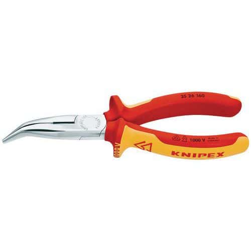 Půlkulaté kleště Knipex s břity se zahnutým hrotem