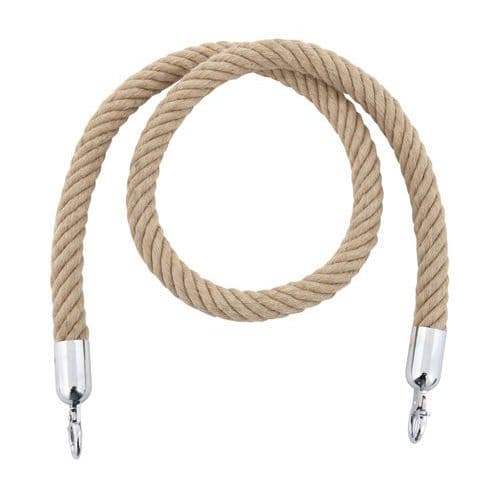 Konopná šňůra průměr 3 cm přírodní/chromovaná 1