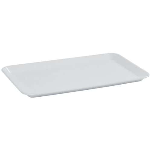 Podnos HIPS 30 cm HIPS bílý Off-white obdélníkový zásobník z HIPS plastu (vysoce odolný polystyren).