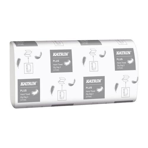 Papírové ručníky Katrin Plus ZZ - Handy Pack 2vrstvé