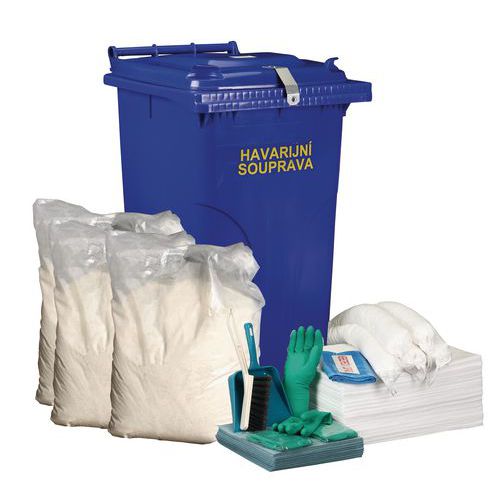 Mobilní havarijní souprava s hydrofobním sorbentem Reosorb