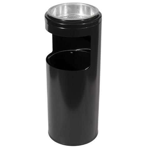 Kovový odpadkový koš s popelníkem