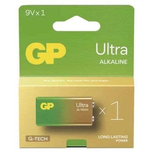 Baterie GP Ultra Alkaline 9V ultra-alkalické<br />ultra-alkalické baterie<br />6LF22 (1604)