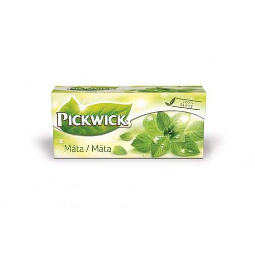 Čaj Pickwick máta bylinný mátový čaj<br />samostatně balené čajové sáčky<br />balení 20 x 2 g