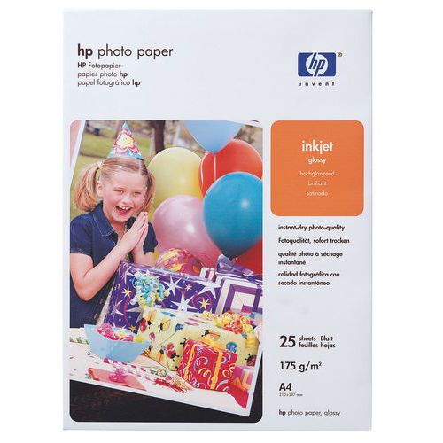 Fotografický papír HP Q5456A Balení = 25 listů<br />jednostranný fotografický papír<br />ideální pro příležitostný tisk fotografií