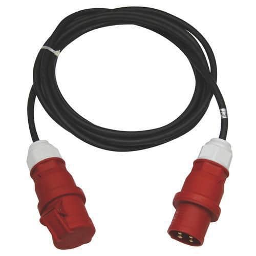 Prodlužovací kabel 3 fázový délka 25m<br />vidlice 5x16A(5x32A) PCE IP44 TT<br />spojka 5x16A(5x32A) PCE IP44 TT<br />vodič CGSG 5Cx2