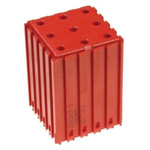 Plastové lůžko pro válcové stopky 4 mm Plastová lůžka pro CNC nástroje pomáhají udržovat pořádek