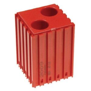 Plastové lůžko pro válcové stopky 18 mm Plastová lůžka pro CNC nástroje pomáhají udržovat pořádek