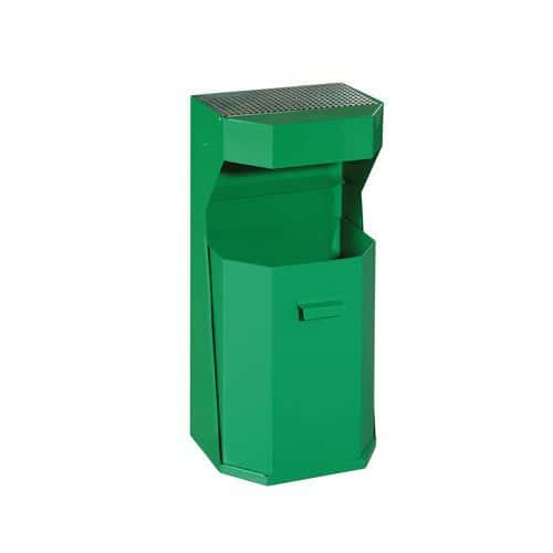 Kovový venkovní odpadkový koš Chafer s popelníkem