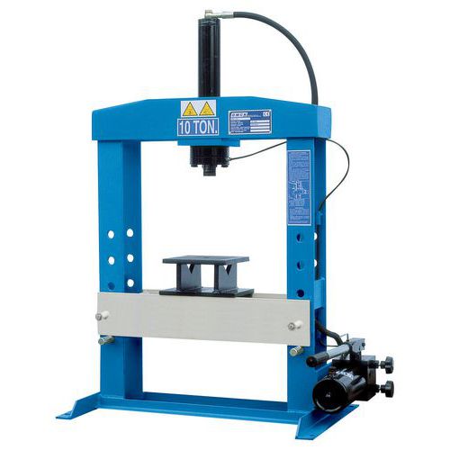 Profesionální hydraulické lisy Provedení na montážní stůl<br />vhodné pro využití v celé řadě oblastí průmyslu (pro výrobu i servis) mechanické dílny