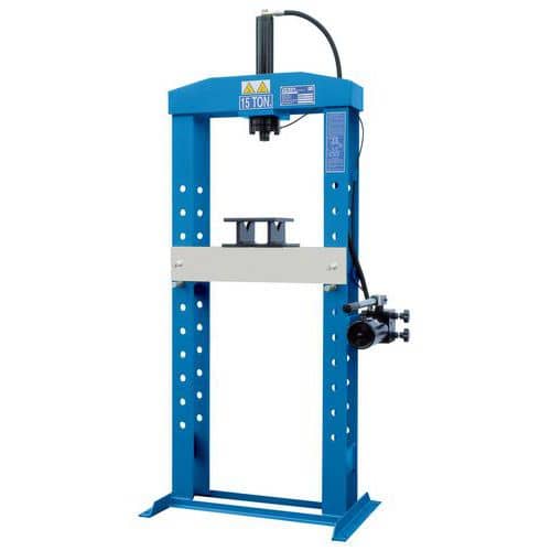 Profesionální hydraulické lisy provedení na podlahu<br />vhodné pro využití v celé řadě oblastí průmyslu (pro výrobu i servis) mechanické dílny