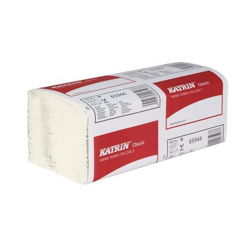 Papírové ručníky Katrin Classics Zig Zag 2vrstvé