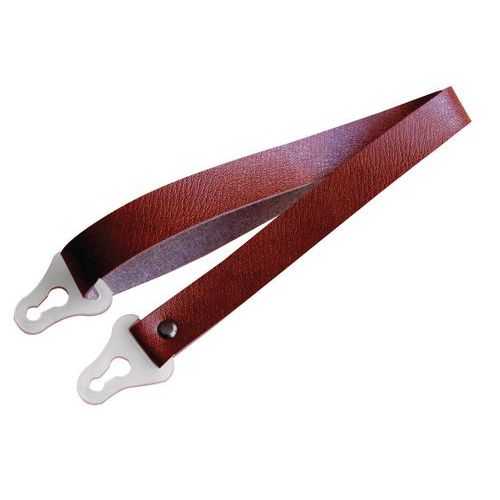 Kožený podbradní pásek pro přilbu Prohelm Podbradní pásek z kůže pro připnutí k ochranné přílbě.<br />délka: 35 cm<br />materiál: kůže<br />certifikace: EN 397