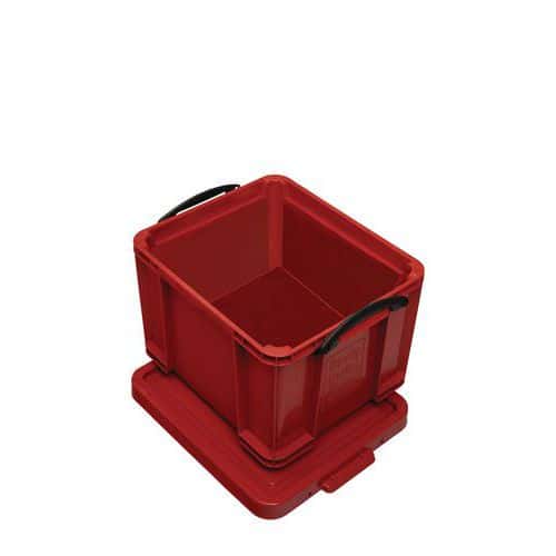 Plastový úložný box s víkem na klip