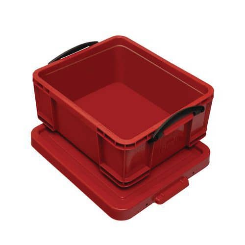 Plastový úložný box s víkem na klip