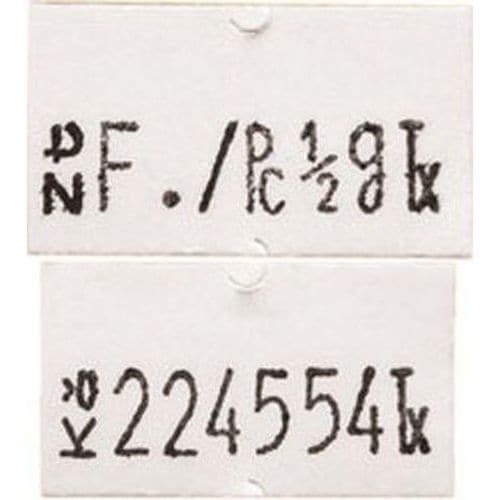 Etikety Cola-Ply 22 x 12 mm Etikety pro etiketovací kleště 869009.