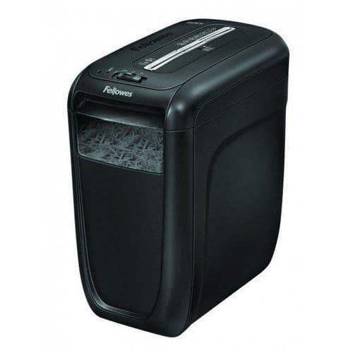 Skartovačka Fellowes 60 Cs Skartovací stroj Fellowes 60 Cs se senzorem bezpečnosti SafeSense skartuje v příčném řezu 4x50 mm až 10 listů.<br />Moderní design se snadno vyjímatelnou skartovací hlavou a průhledným okénkem pro rychlý přehled o zaplnění.