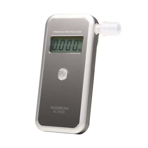Alkohol tester AL 7000 Digitální tester na alkohol pro použití s náustky.<br />Možnost výměny senzoru samotným uživatelem.<br />Kalibrace při běžném používání doporučována po 6 měsících.<br />Rozsah měření: 0