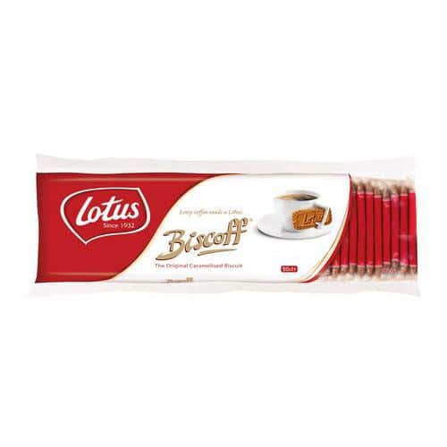 Sušenky ke kávě originální sušenky Lotus<br />vhodné ke kávě<br />hmotnost 1 ks cca 8 g<br />balení 50 ks