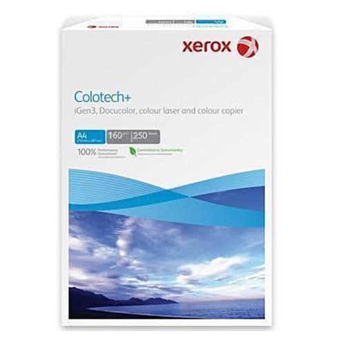 Xerox Colotech Karton = 4 x 250 listů<br />vhodný pro graficky náročné tisky a reprezentativní práce<br />prodej po kartonech<br />pro hmotnost 90 g/m2
