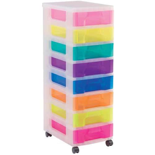 Mobilní stojan s úložnými boxy