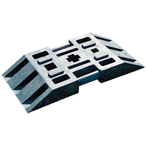 Zatížená základna Block Lock Používá se k zatížení značek s trojúhelníkovou základnou. <br />Podstavec s rukojeťmi.