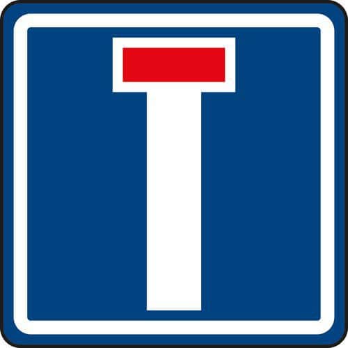 Dopravní značka Slepá pozemní komunikace (IP10a) Informativní dopravní značka Slepá pozemní komunikace se stavebním technickým osvědčením vydaným akreditovanou zkušební laboratoří Technického a zkušebního ústavu stavebního Praha