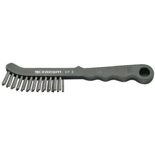 Drátěný kartáč Facom K čištění třmenů.<br /> Rozměry (D x Š x V): 225 x 45 x 15 mm.<br />Hmotnost: 65 g.