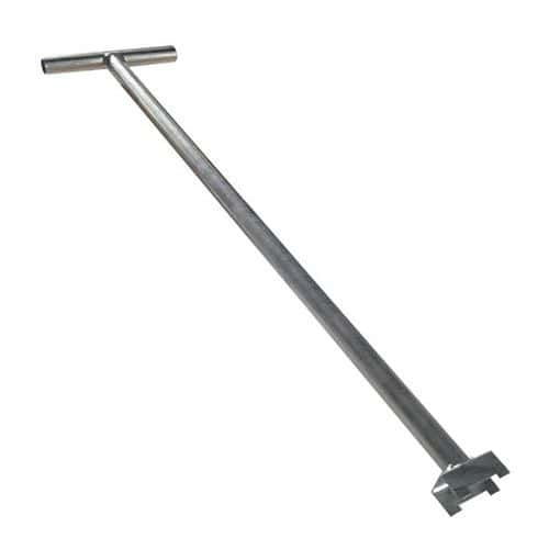 Komfortní klíč pro popelník DropPit S pozinkovaným komfortním klíčem lze popelníky DropPit Confort snadno a ergonomicky otevírat a vyprazdňovat bez ohýbání. <br />Klíč je třeba objednat zvlášť a je univerzální pro všechny modely popelníků DropPit Confort.<br />Jednoduché