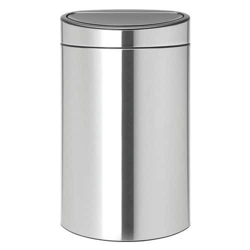 Odpadkový koš na tříděný odpad Touch Bin New 23/10 l z matné nerezové oceli – Brabantia Velkoryse dimenzovaný odpadkový koš