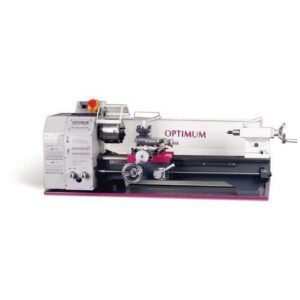 Soustruhy Točná délka 550 a 700 mm<br />vřeteno je uloženo v přesných kuželíkových ložiskách s vymezením vůle<br />kalené čelo vřetene (DIN 55021)<br />zaručená přesnost vřetene<br />lehký chod posuvové skříně se zakulacenými ozubenými koly v olejové lázni<br />jednoduchá a rychlá plynulá změna rychlosti<br />díky výměnným kolům velký rozsah řezání závitů<br />s vodícím šroubem pro řezání závitů nebo automatické podélné soustružení<br />prizmatické lože z šedé litiny