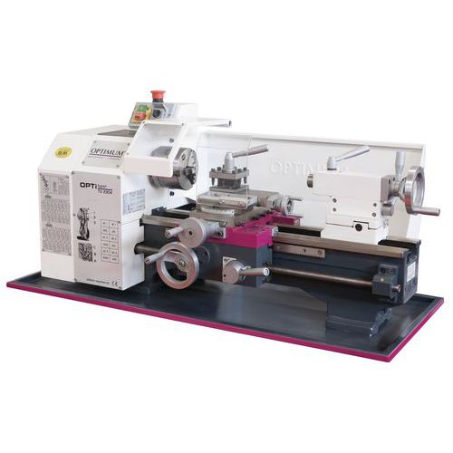 Soustruh OPTIturn Točná délka 450 mm<br />vysoce přesné opracování<br />házivost sklíčidla<br />házivost čela<br />s podélnými