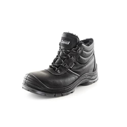 Zimní kotníková obuv s ocelovou špicí SAFETY STEEL NICKEL S3 Zimní kotníková obuv s ocelovou špicí SAFETY STEEL NICKEL S3