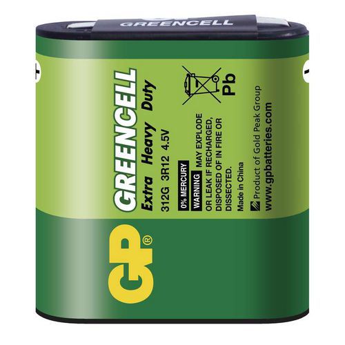 Zinkochloridová baterie GP Greencell 4