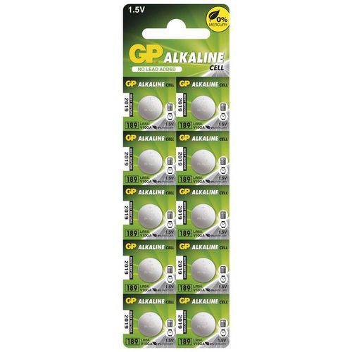 Alkalická knoflíková baterie GP LR54 (189F)