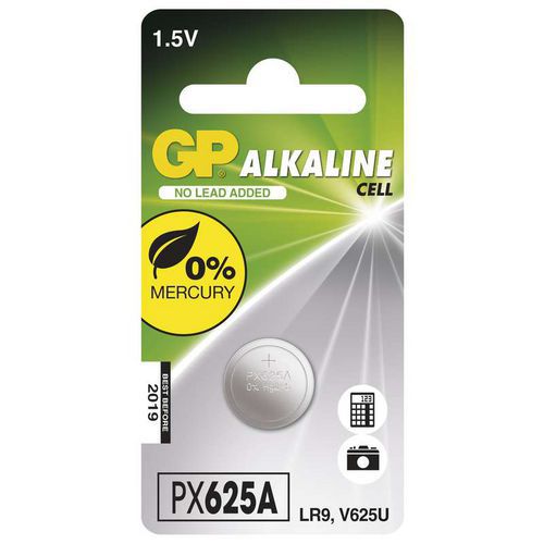 Alkalická knoflíková baterie GP LR9 625AF