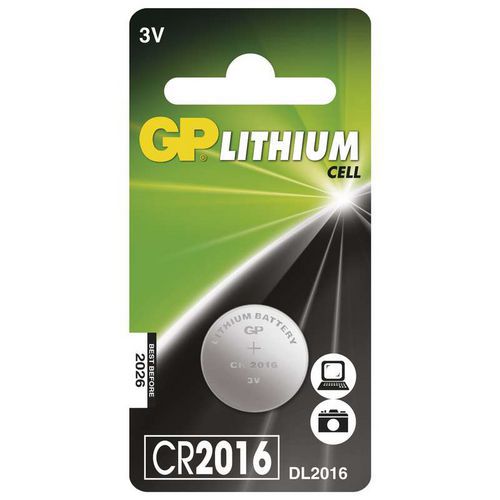 Lithiová knoflíková baterie GP CR2016