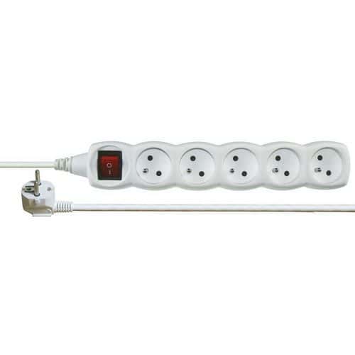 Prodlužovací kabel s vypínačem 5 zásuvek 10m