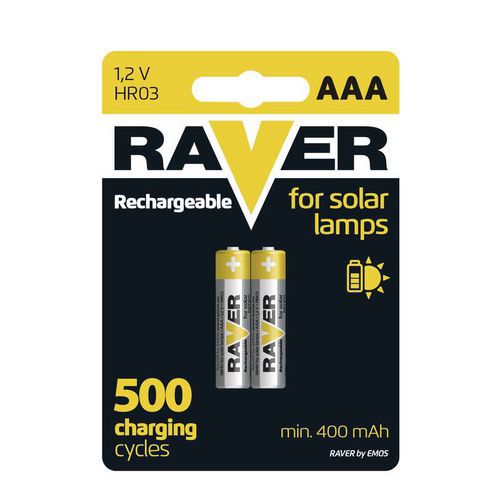 Nabíjecí baterie RAVER HR03 (AAA)