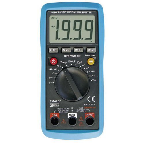 Měřící přístroj - multimetr EM420B Multimetr využijete jak na běžnou údržbu elektrických zařízení