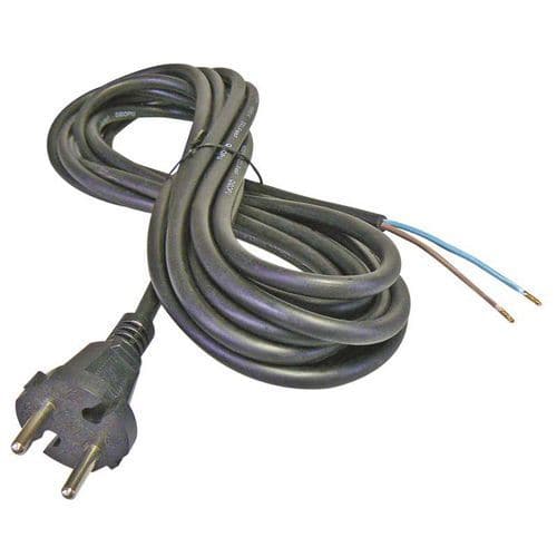 Flexo šňůra gumová 2x1 mm