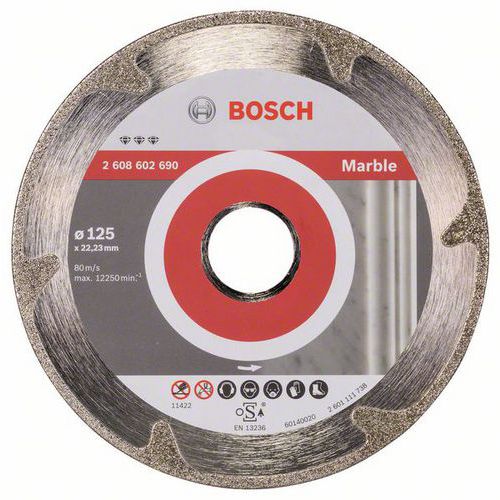 Bosch - Diamantový řezný kotouč Best for Marble 125 x 22