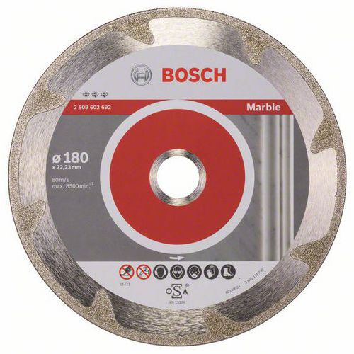 Bosch - Diamantový řezný kotouč Best for Marble 180 x 22