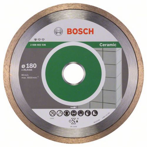 Bosch - Diamantový řezný kotouč Standard for Ceramic 180 x 25
