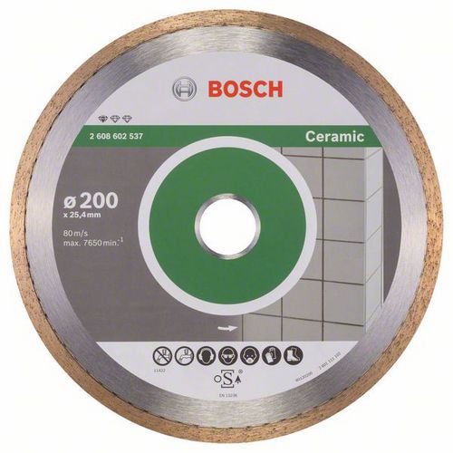 Bosch - Diamantový řezný kotouč Standard for Ceramic 200 x 25
