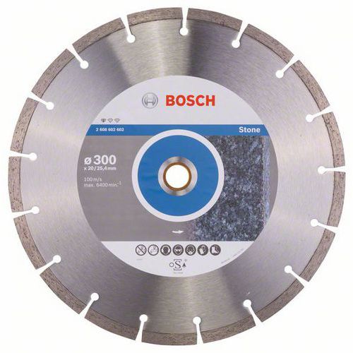 Bosch - Diamantový řezný kotouč Standard for Stone 300 x 20/25