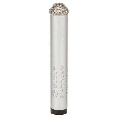 Bosch - Diamantový Vrták pro vrtání za sucha Easy Dry Best for Ceramic 14 x 33 mm Vhodné na měkké obkládačky až po velmi tvrdou dlažbu a jemnou kameninu. Pro použití v akumulátorových šroubovácích a vrtačkách se sklíčidlem 13 mm. Upozornění: vrtejte bez příklepu. Optimální otáčky 1 500 ot/min.<br />balení: 1 x BAL