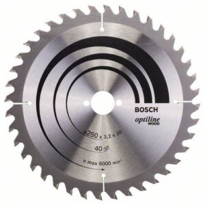 Bosch - Pilový kotouč Optiline Wood 250 x 30 x 3