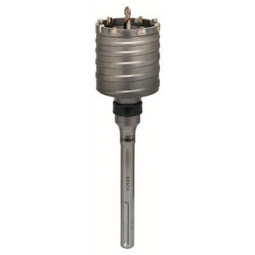 Bosch - Dutá vrtací korunka SDS-max-9 82 x 80 x 160 mm Tvrdokov nejjemnější zrnitosti s dlouhou životností - Dlouhá životnost/ nejlepší odolnost. 2spirálový tvar U - Standardní životnost/ dobré odvádění vrtné moučky. Asymetrické zuby z tvrdokovu - Počet břitů je přizpůsobený průměru. Dlouhá stopka - Pro prorážecí vrtání. Hodí se na beton